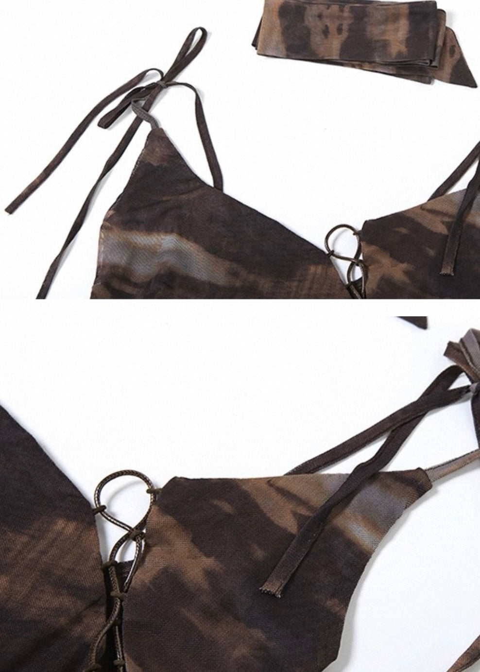 クロップラインショルダートップス / VO1190