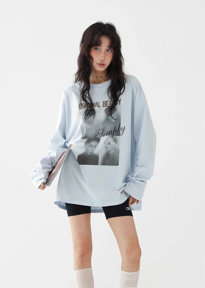 Loose casual print shirt / AS1287