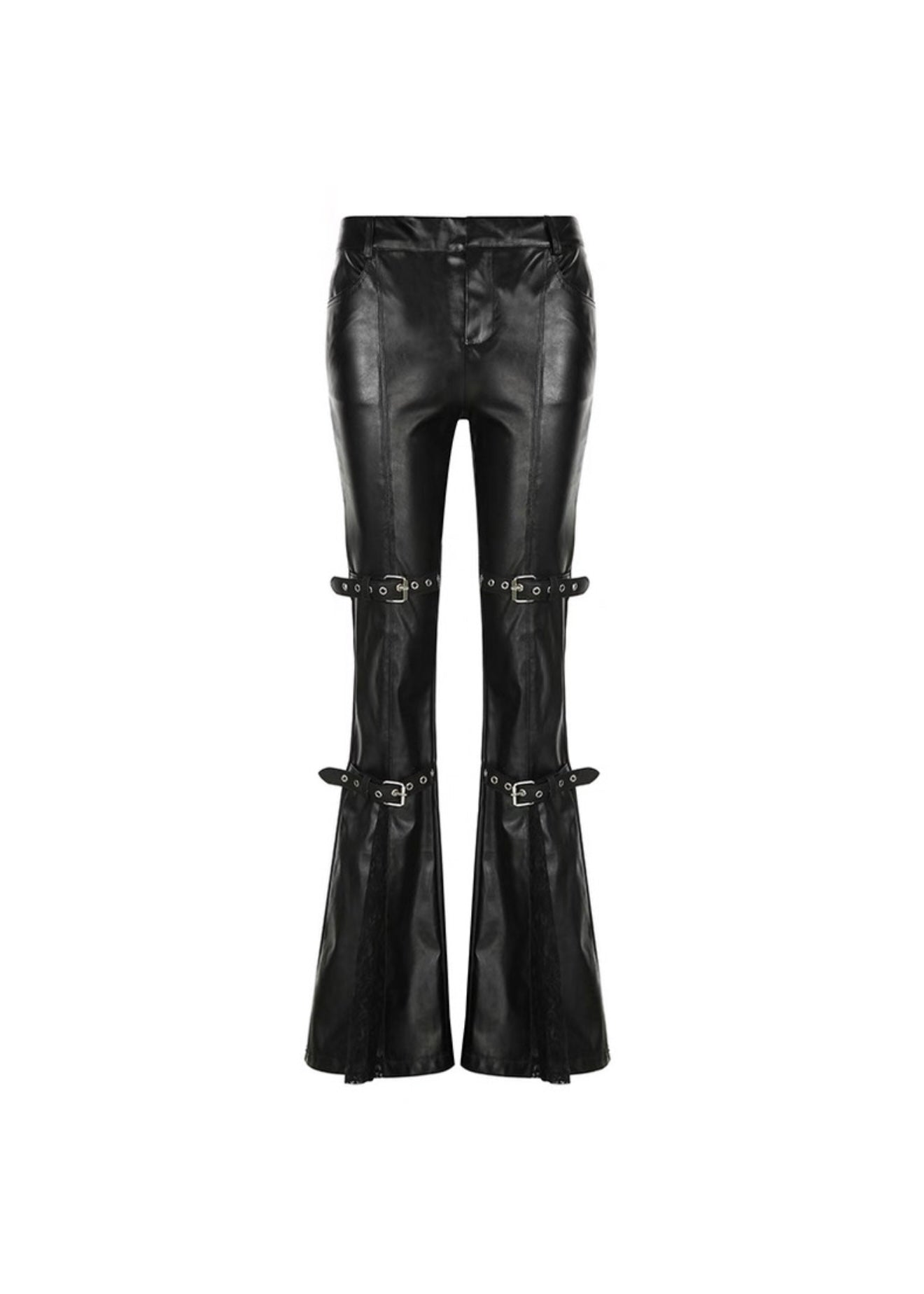 PUレザーフレアパンツ / VO1184