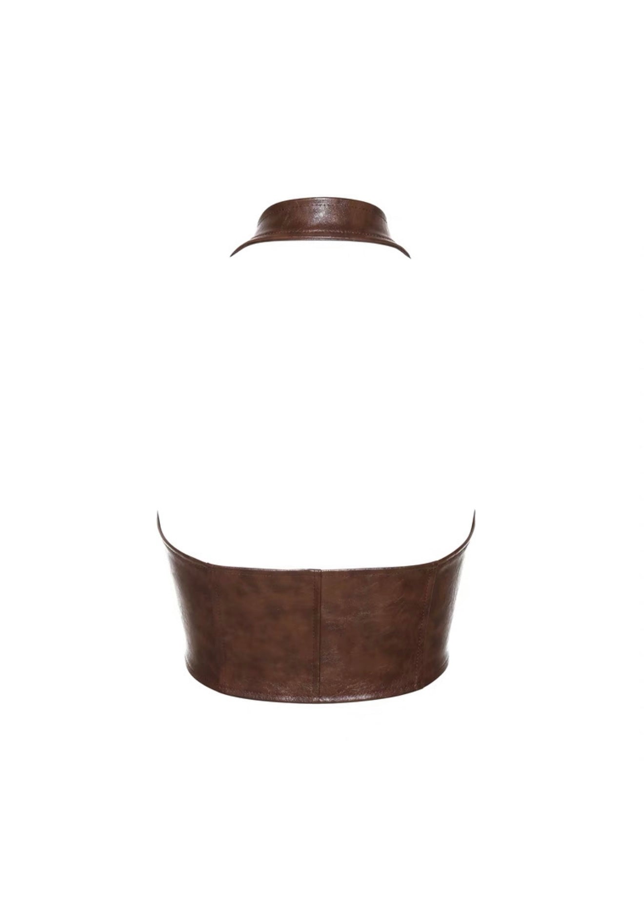 PUレザーバックレストップス / VO1200