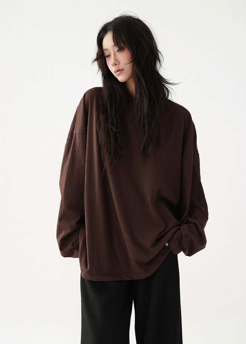All-match loose long T-shirt / AS1199 