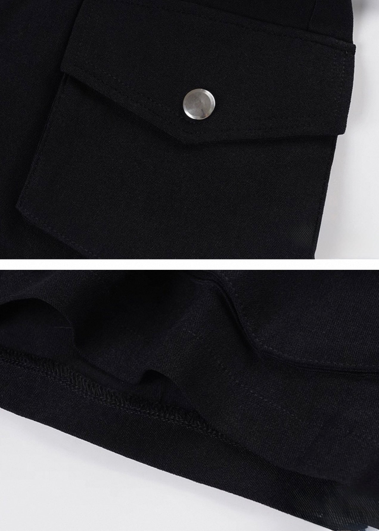 メタルベルトブラックショートパンツ / VO1135