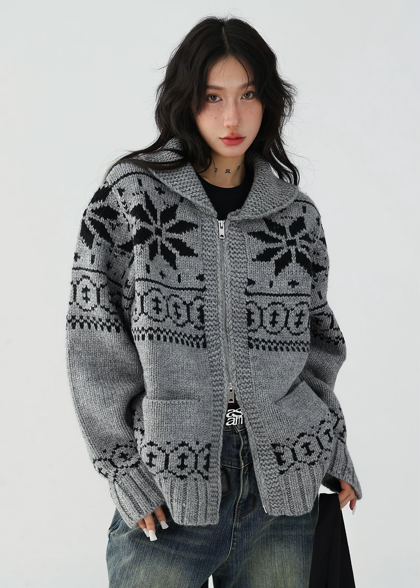 nordic cardigan sweater / AS1143