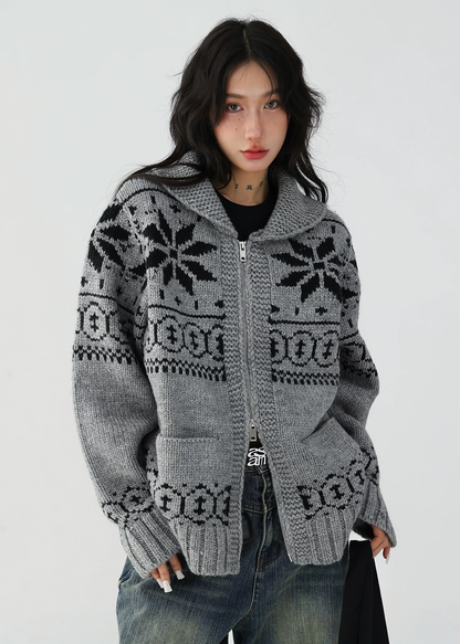 nordic cardigan sweater / AS1143