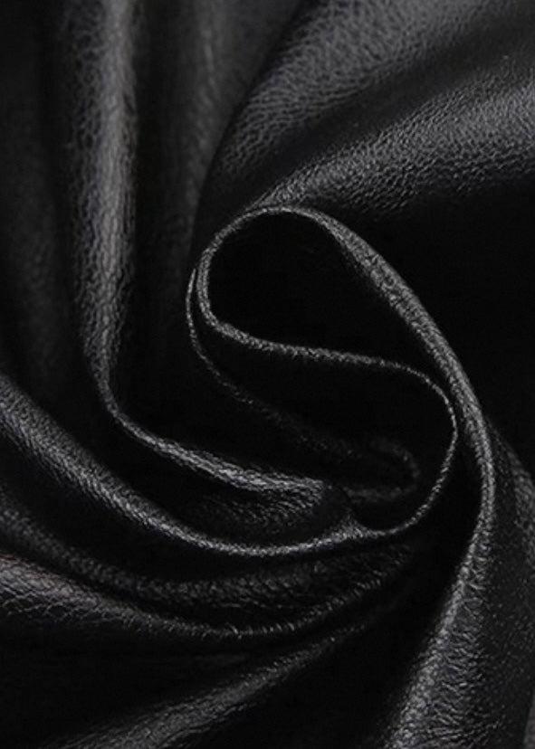 フード付きPUレザーアームジャケット / VO1245