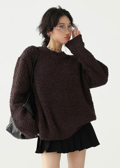 round neck pullover sweater / AS1187 