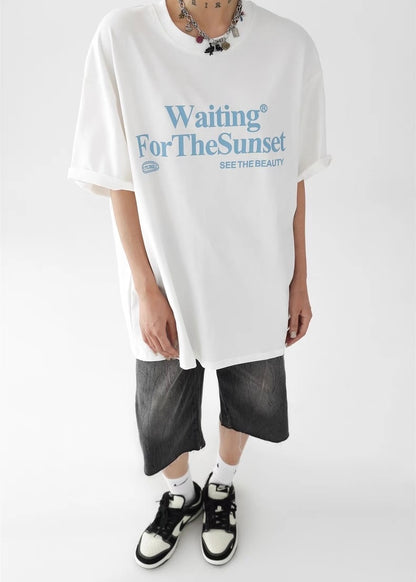 Star patch embroidered T-shirt / AS1264