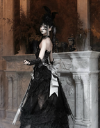 Gothic Long Tailored Skirt & Petti Coat / NC07