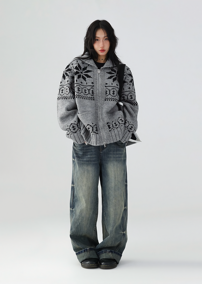 nordic cardigan sweater / AS1143