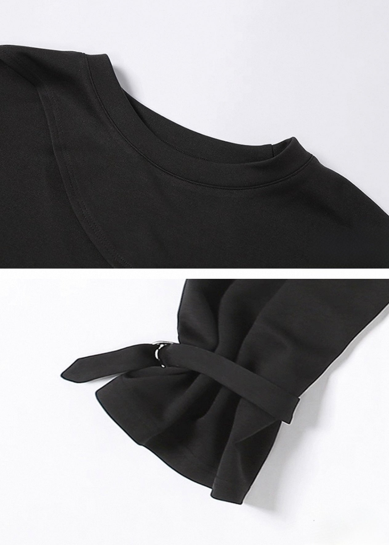 イレギュラーショート丈長袖シャツ / VO1161