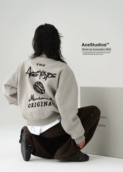 baseball jersey padded jacket / AS1130 