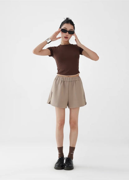 Slim fit short T-shirt / AS1289