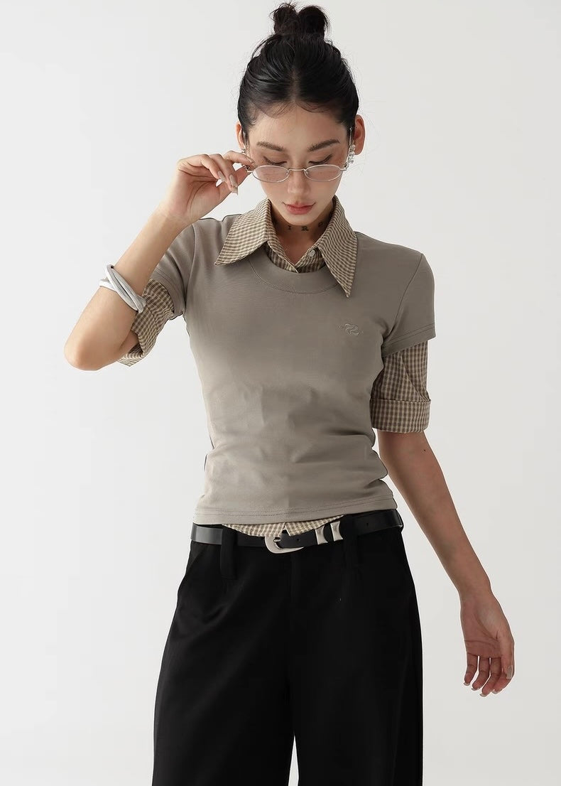 Short Layered Small Shirt / AS1275