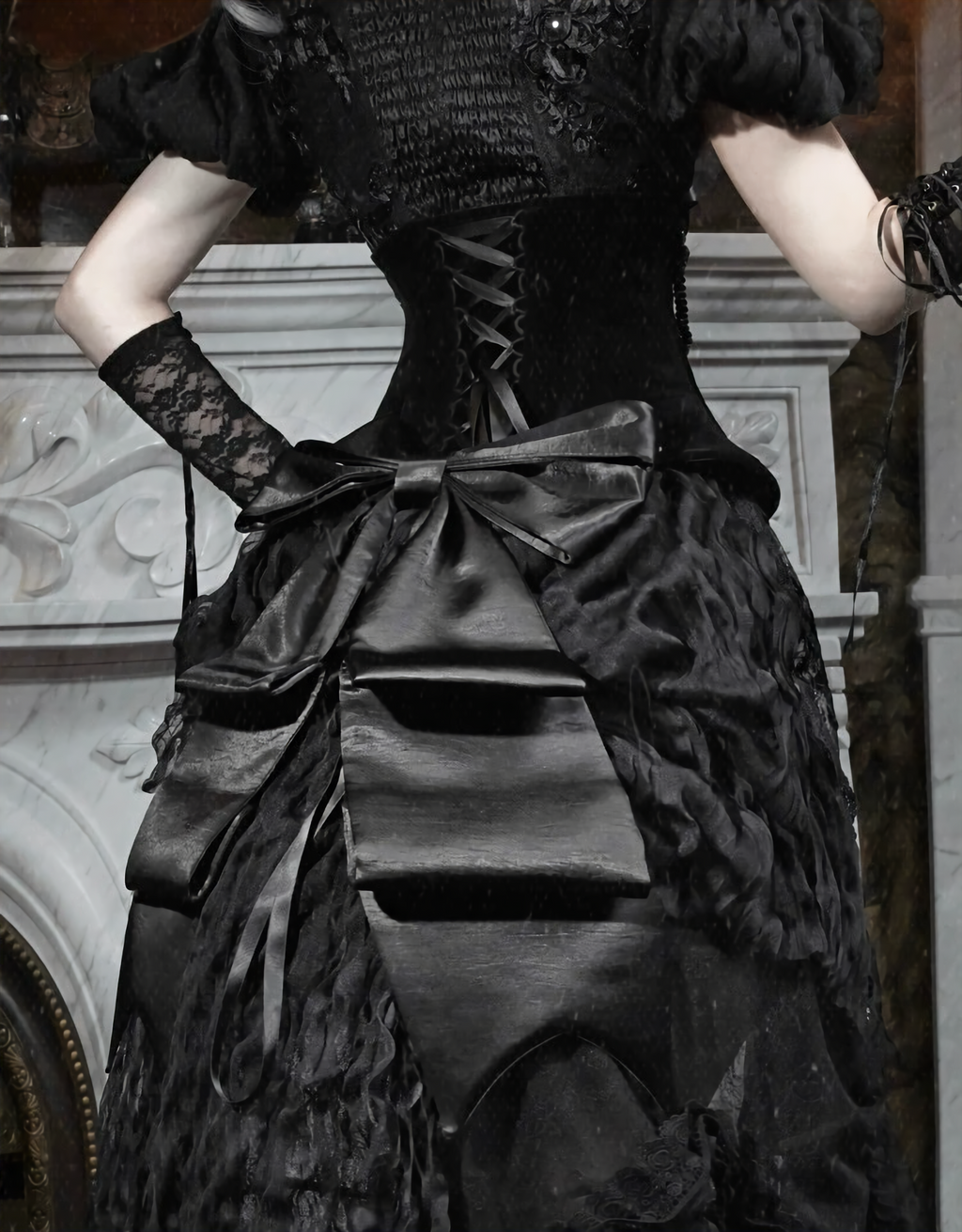 Gothic Long Tailored Skirt & Petti Coat / NC07