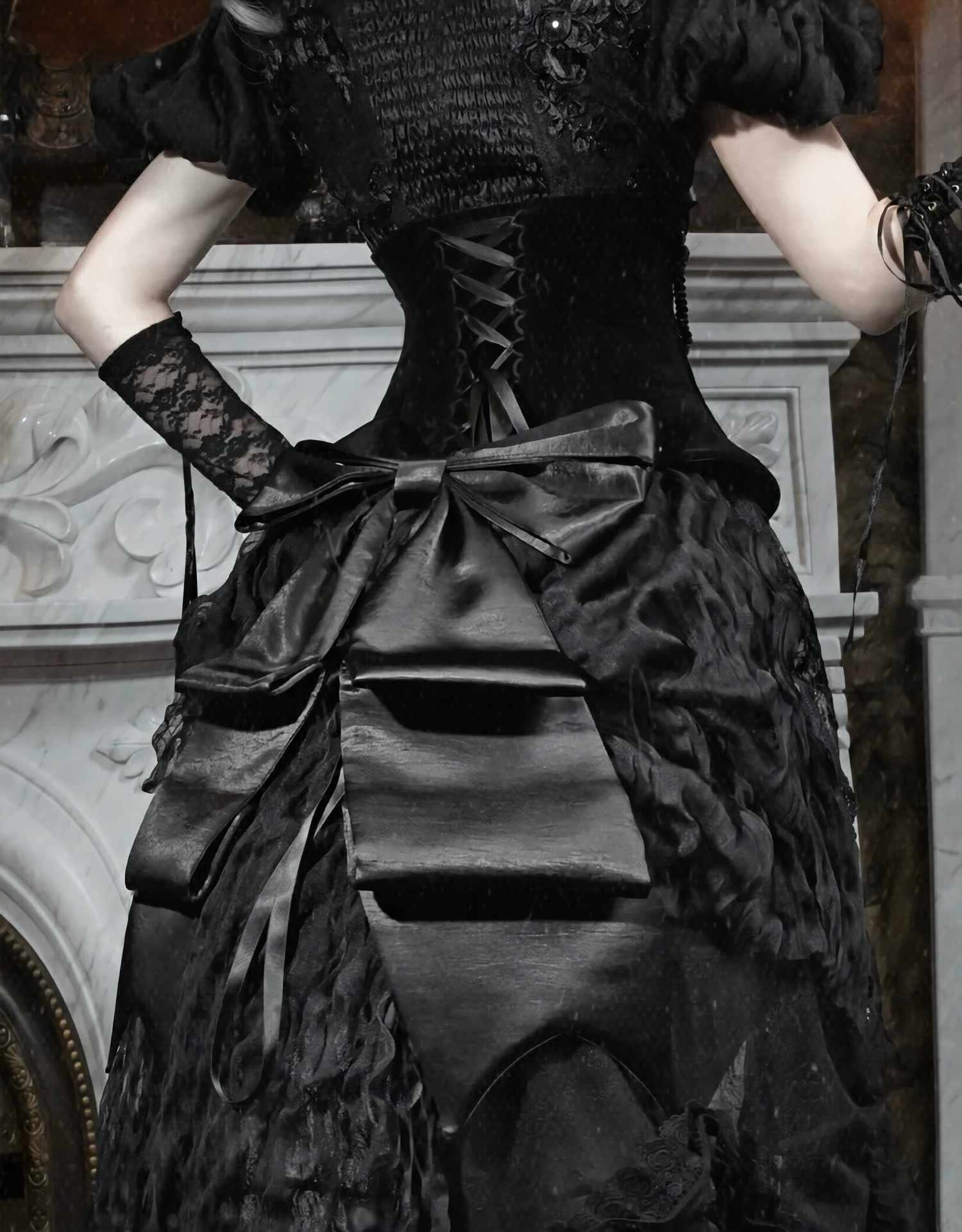 Gothic Long Tailored Skirt & Petti Coat / NC07