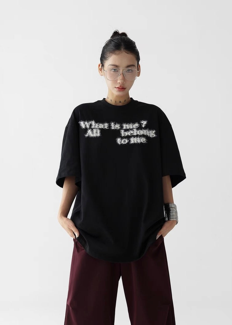 Loose casual round neck short sleeve T-shirt / AS1260