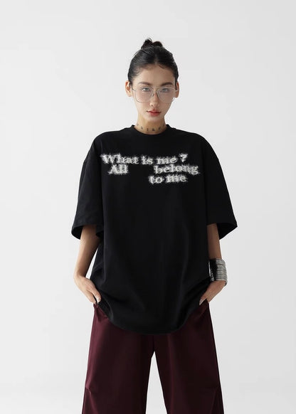 Loose casual round neck short sleeve T-shirt / AS1260