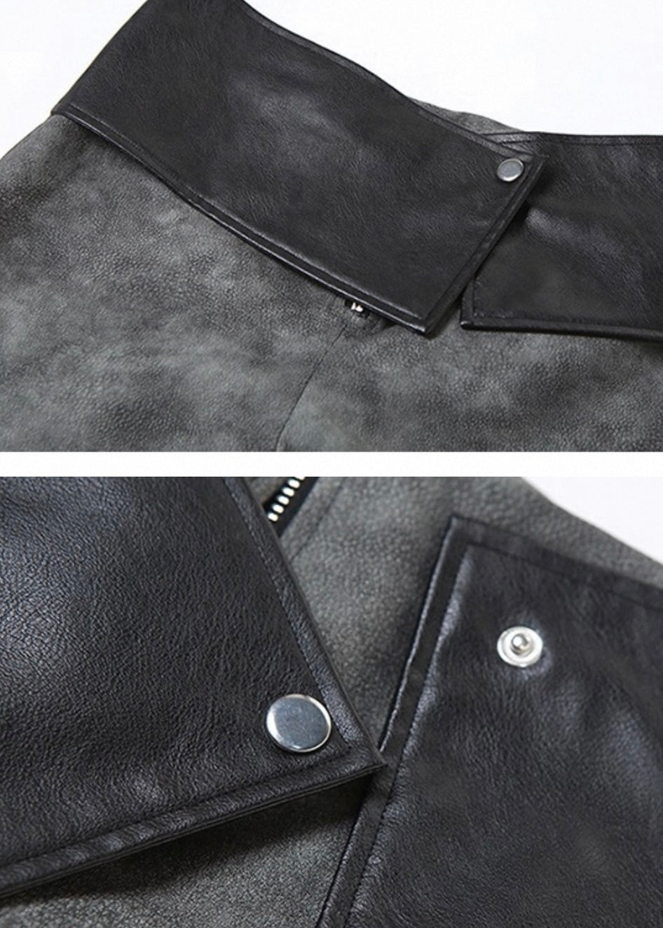 PUレザーワイドレッグパンツ / VO1209