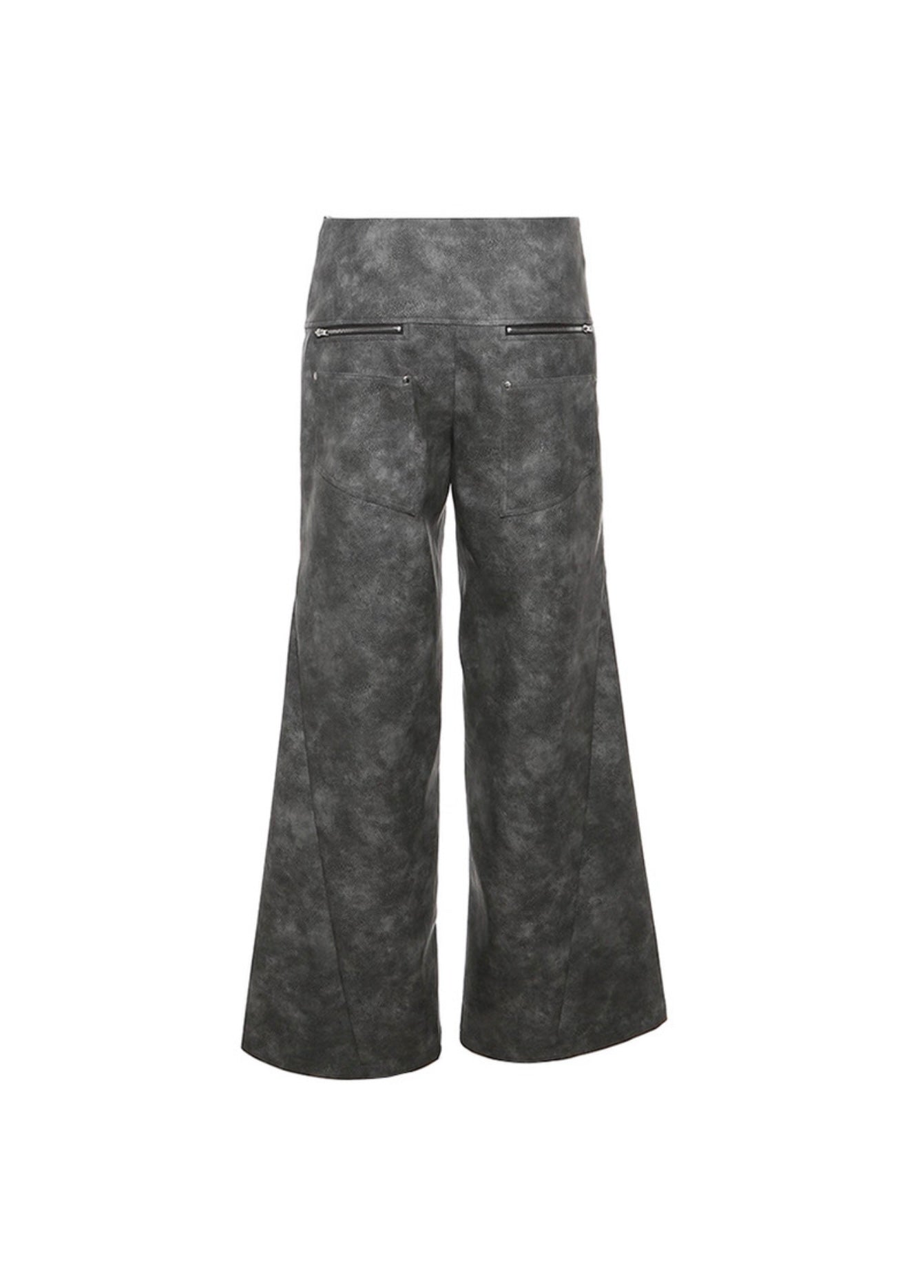 PUレザーワイドレッグパンツ / VO1209