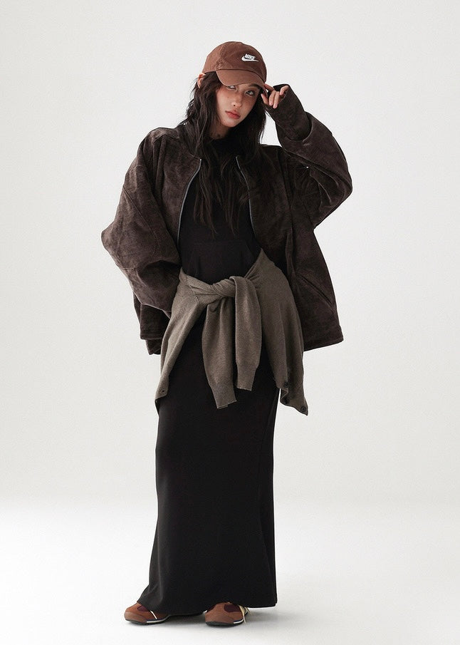 Hood Maxi Length Dress / AS1196 