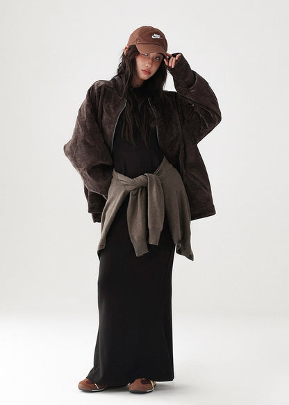 Hood Maxi Length Dress / AS1196 