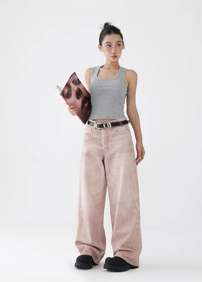 Loose Straight Wide Leg Pants / AS1261