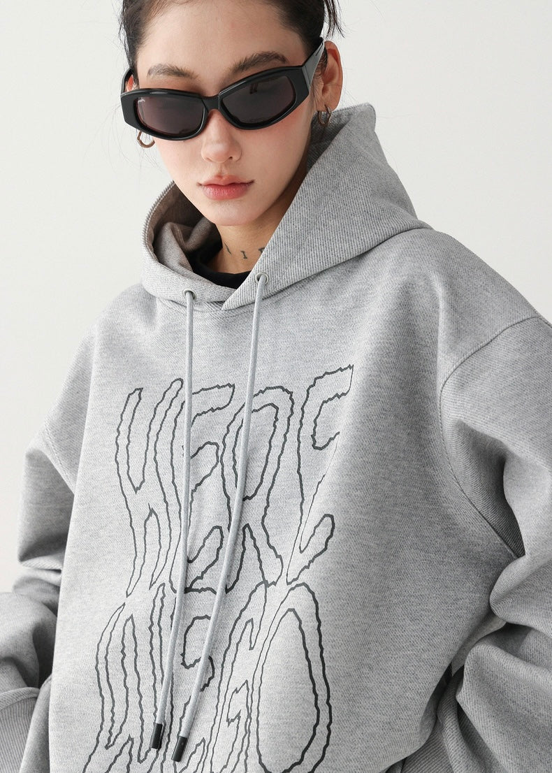Drawstring pullover hoodie / AS1192 