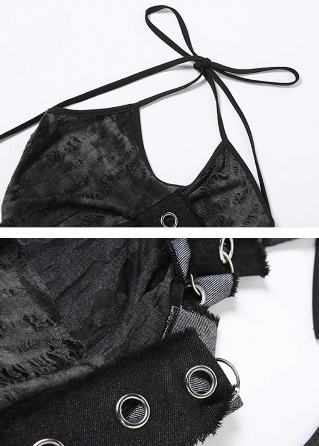 アームウォーマー付きストラップワンピース / VO1233