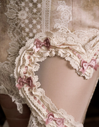 Elegant Rabbit Retro Bow Skirt & Stockings / DR07