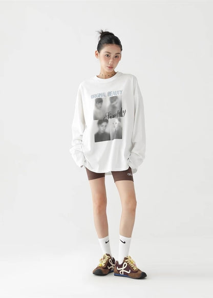 Loose casual print shirt / AS1287