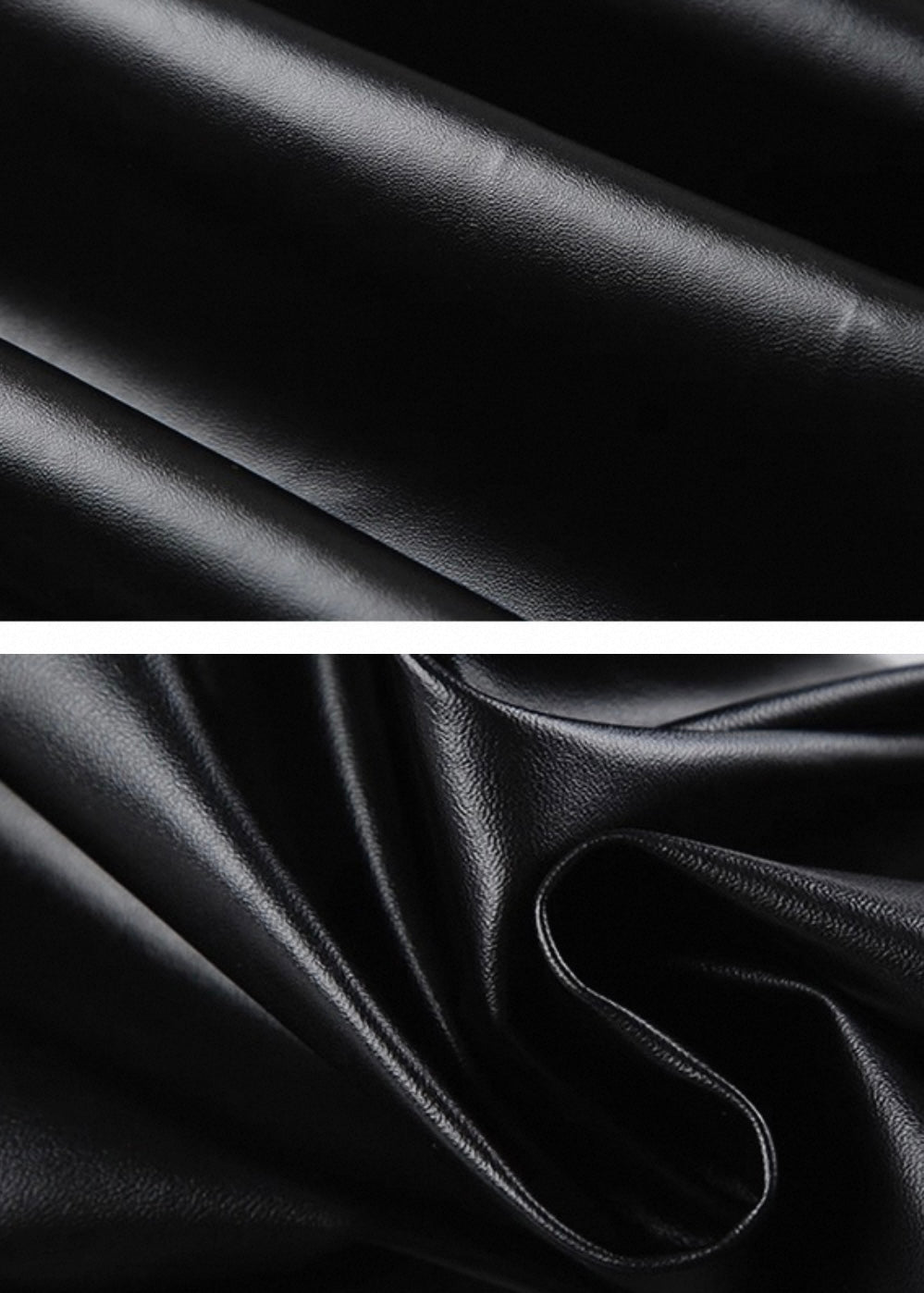 メタルバックルPUレザーフレアパンツ / VO1185