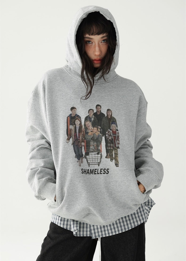 American retro pullover hoodie / AS1209 