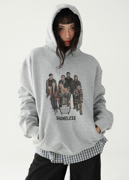American retro pullover hoodie / AS1209 