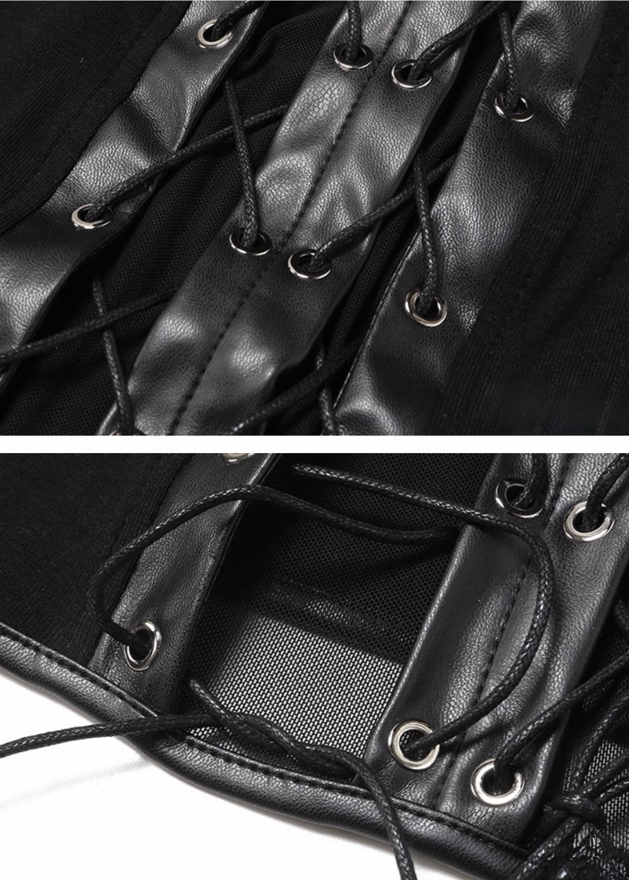 ゴシックレースアップトップス / VO1162