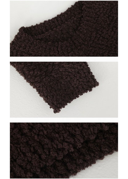 round neck pullover sweater / AS1187 