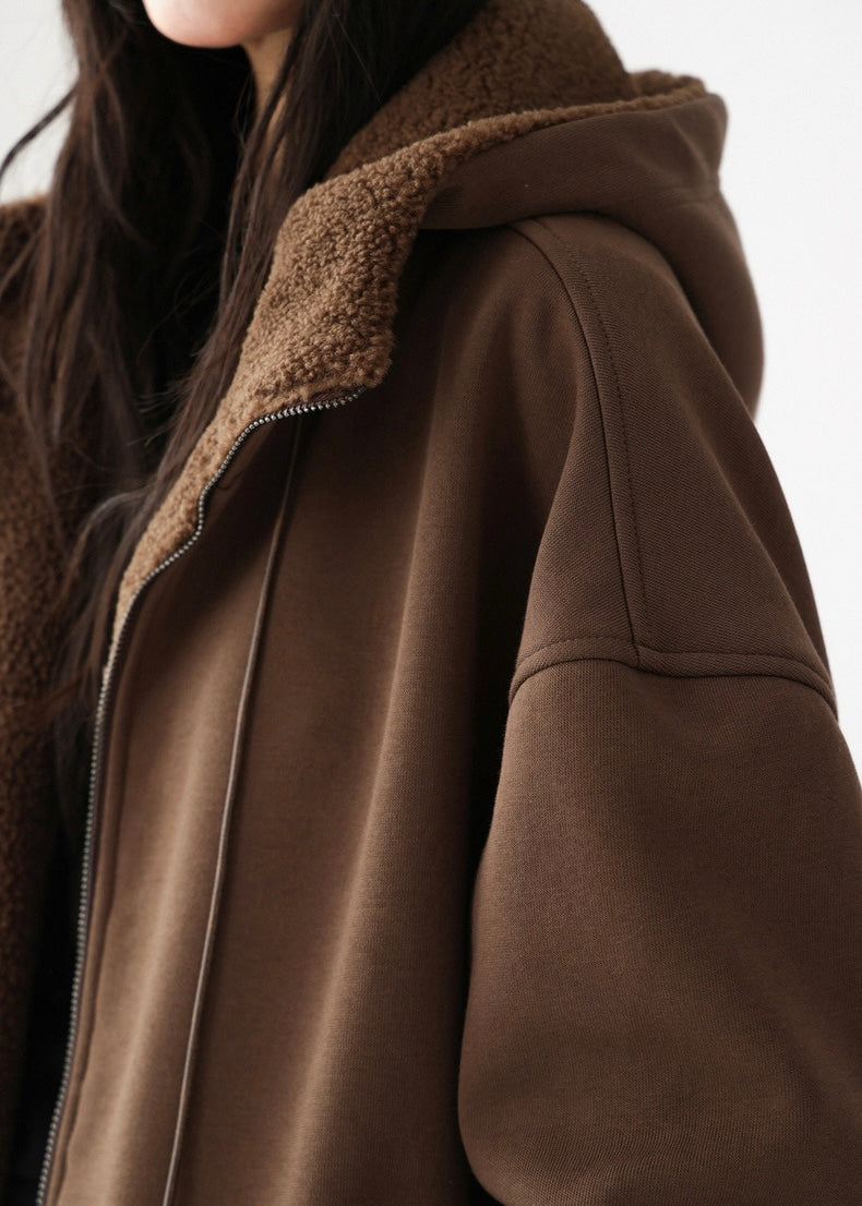 fleece parka jacket / AS1197 