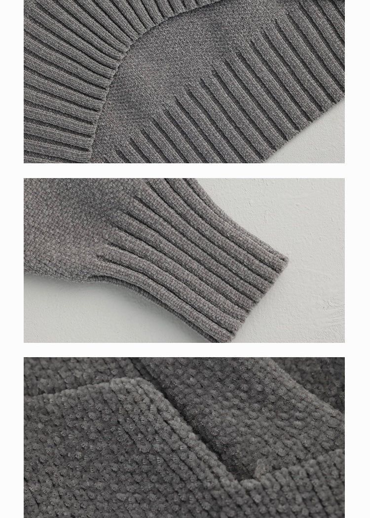 hooded knit pullover / AS1156 