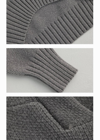hooded knit pullover / AS1156 
