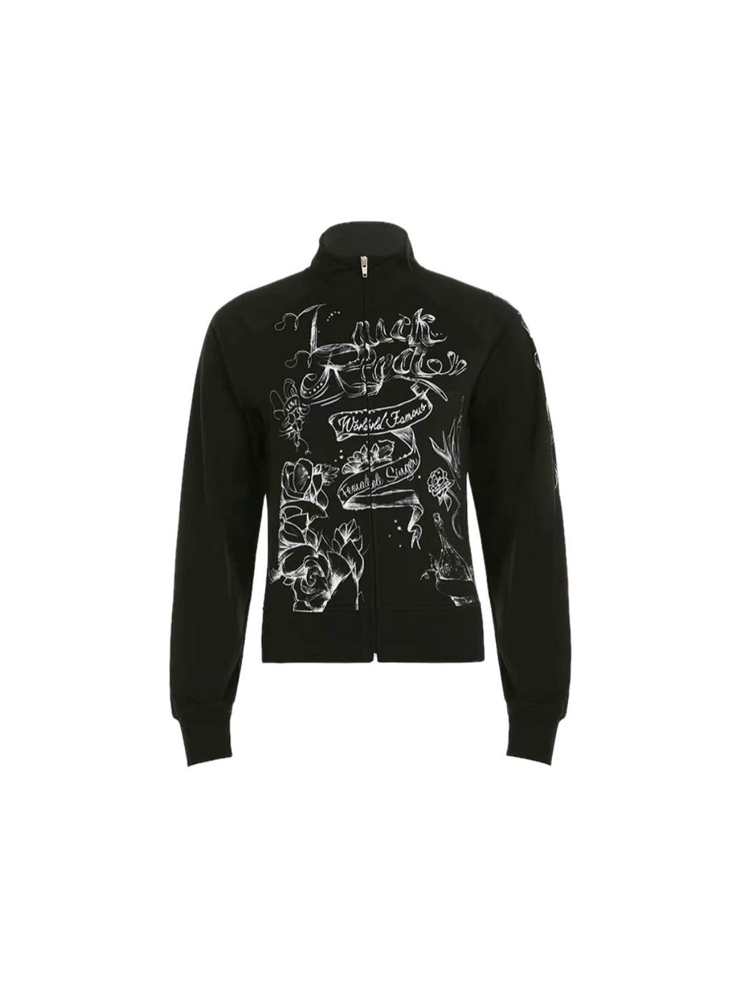 プリントジップスウェットジャケット / VO1301