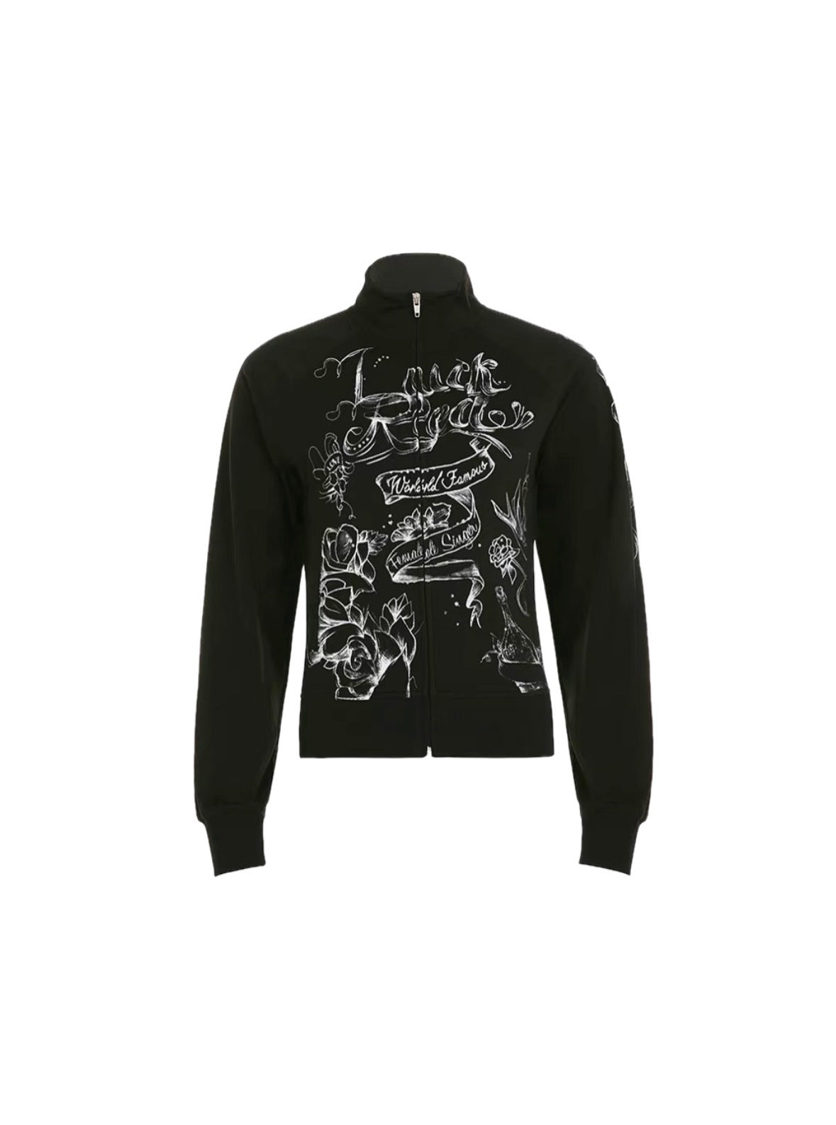 プリントジップスウェットジャケット / VO1301