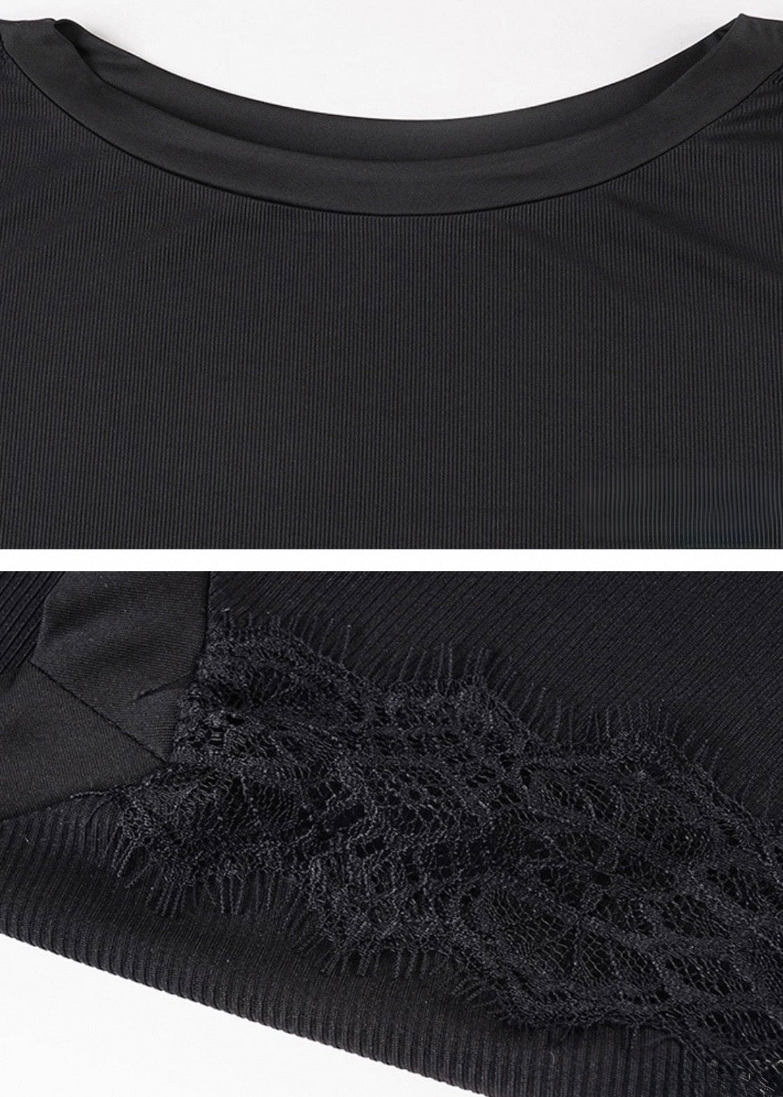 サイドレース長袖Tシャツ / VO1307