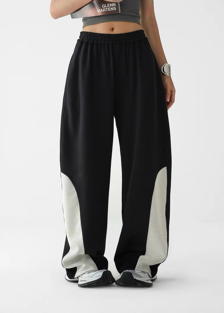 Design contrast sweatpants / AS1325