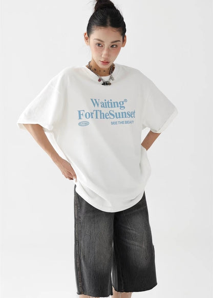 Star patch embroidered T-shirt / AS1264