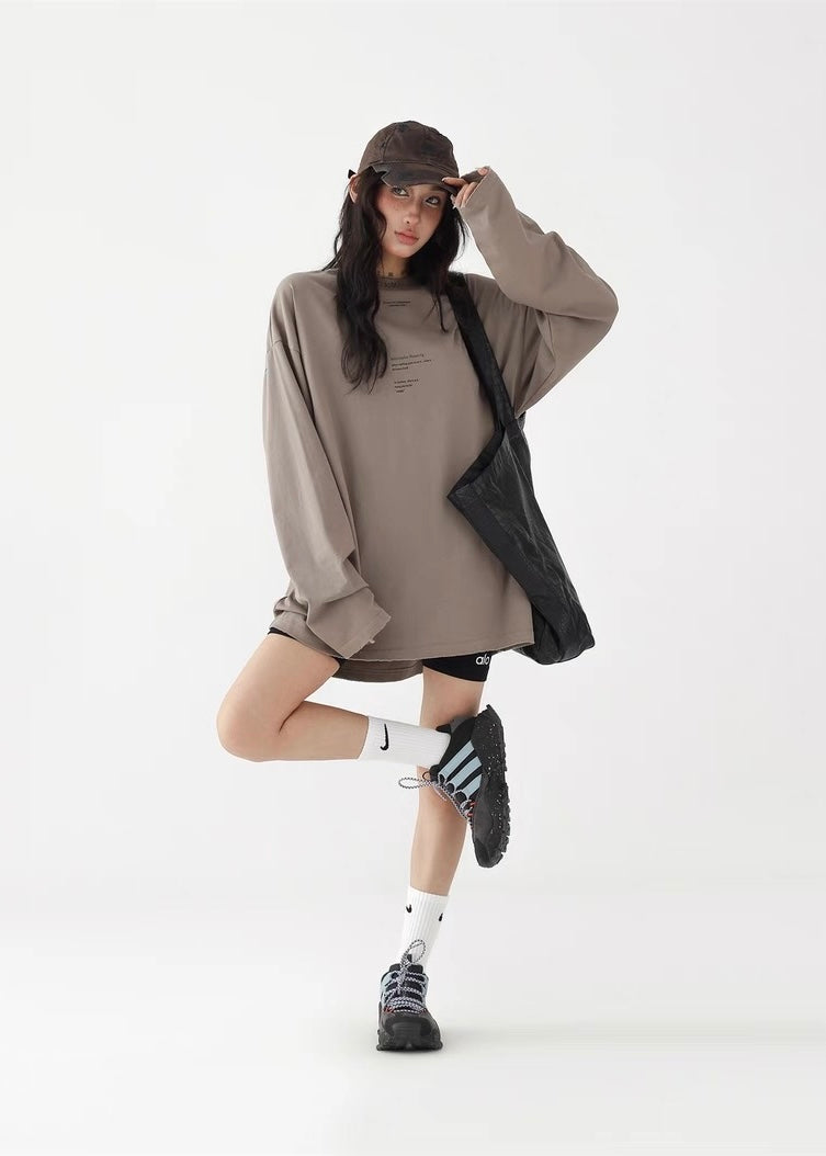 Mid-neck pullover shirt / AS1276