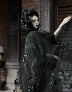 Gothic Beaded Embroidered Hooded Cape / CT04