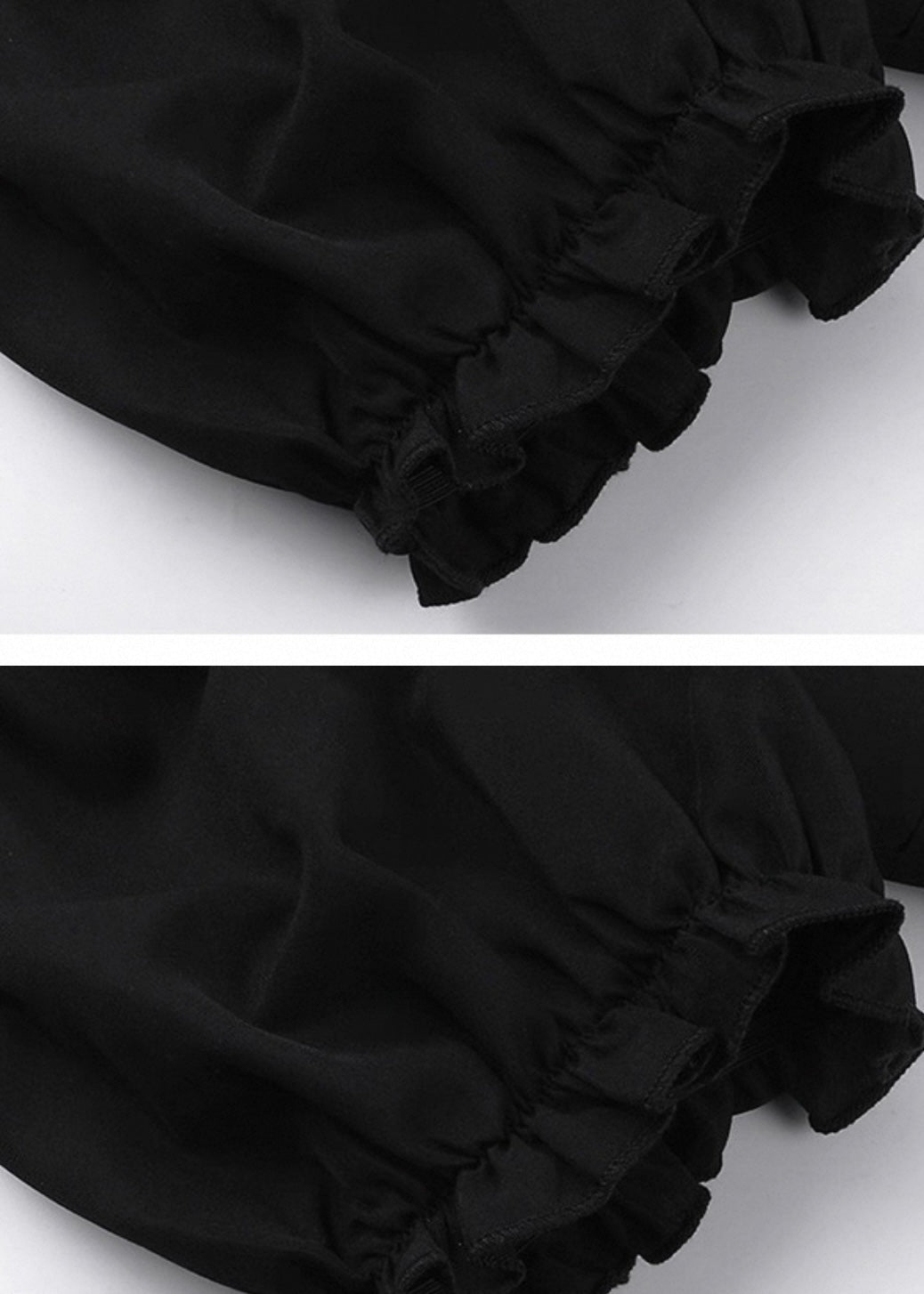 パフスリーブダークブラウス / VO1237