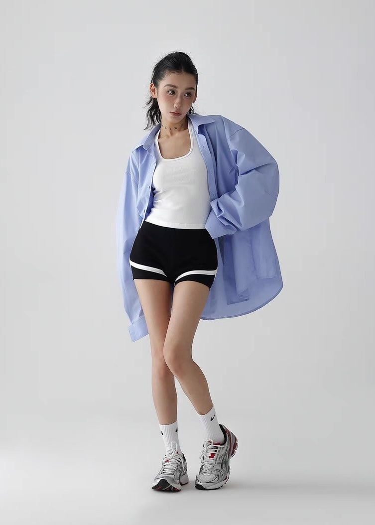 Loose casual relaxed shirt / AS1274
