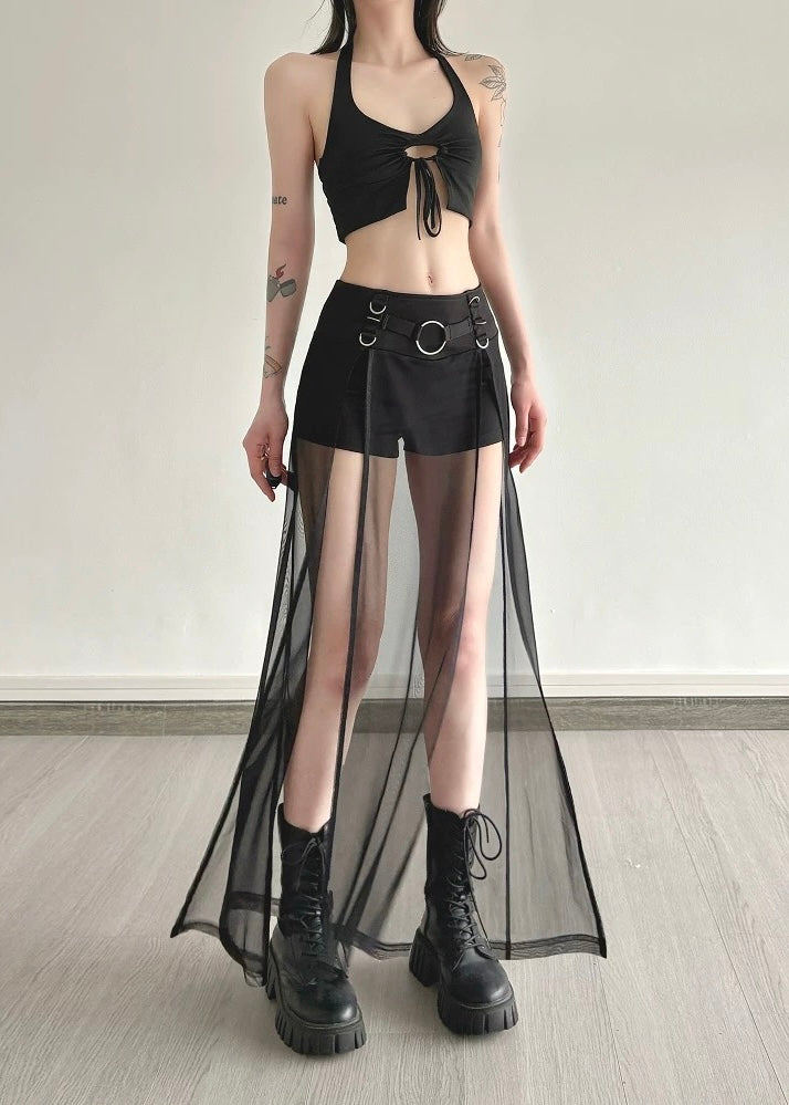 チュールスカート付きショートパンツ / VO1186