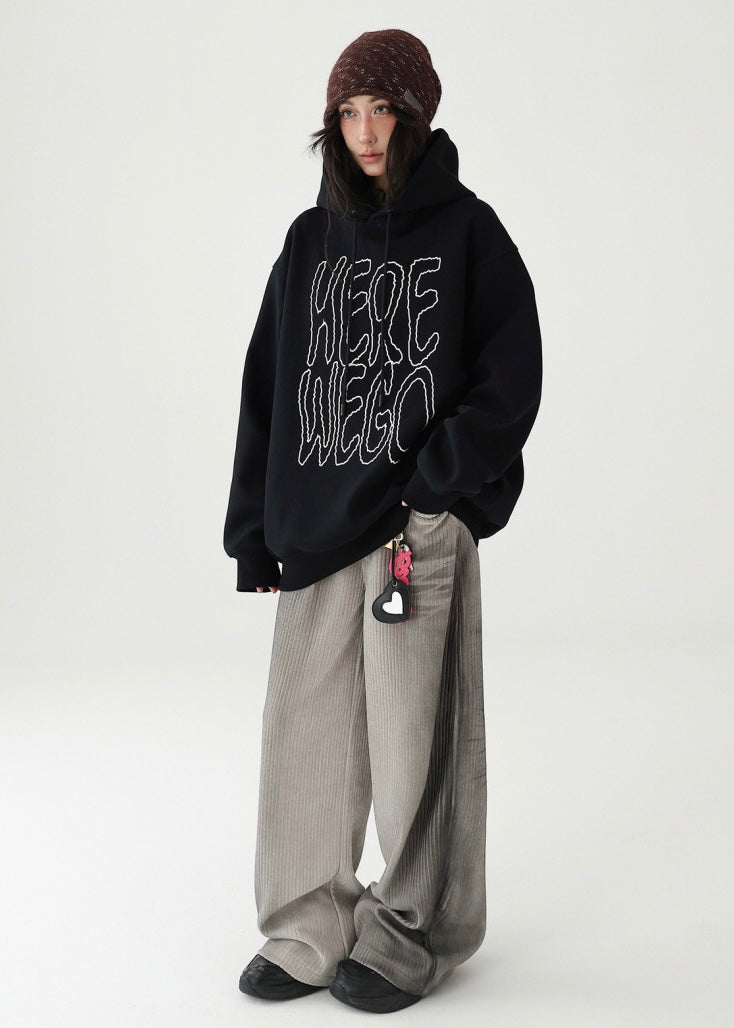 Drawstring pullover hoodie / AS1192 