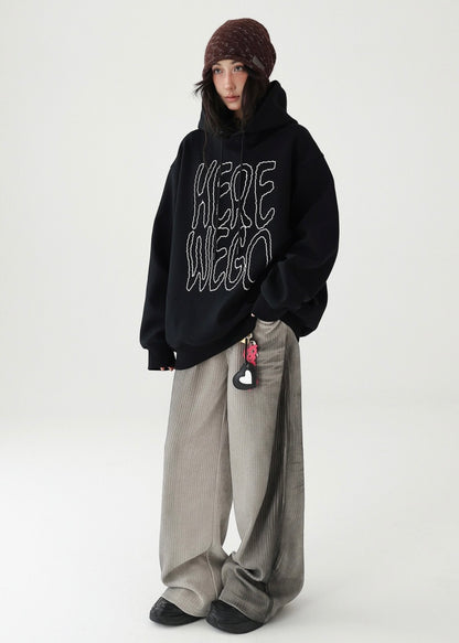 Drawstring pullover hoodie / AS1192 